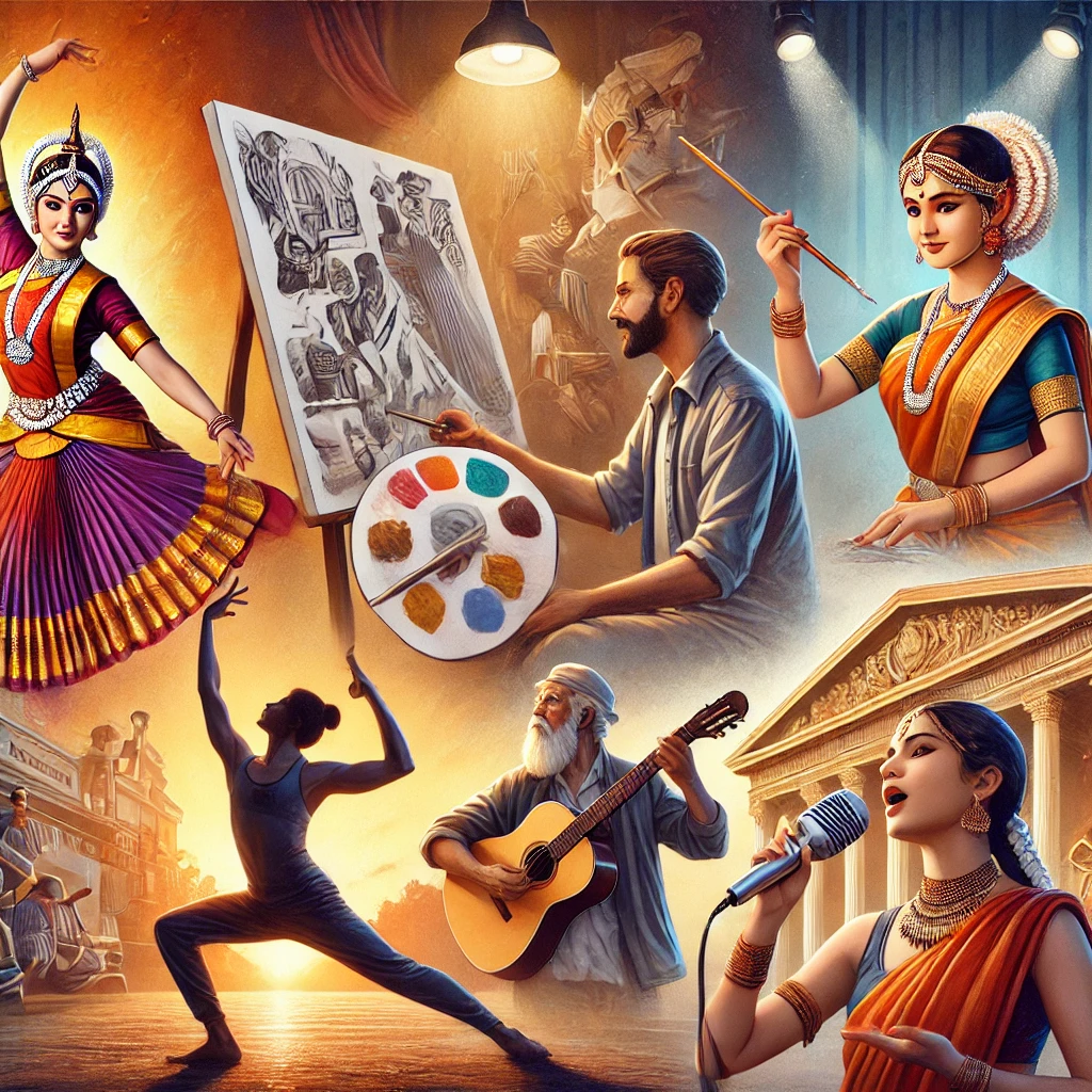 Dancers performing